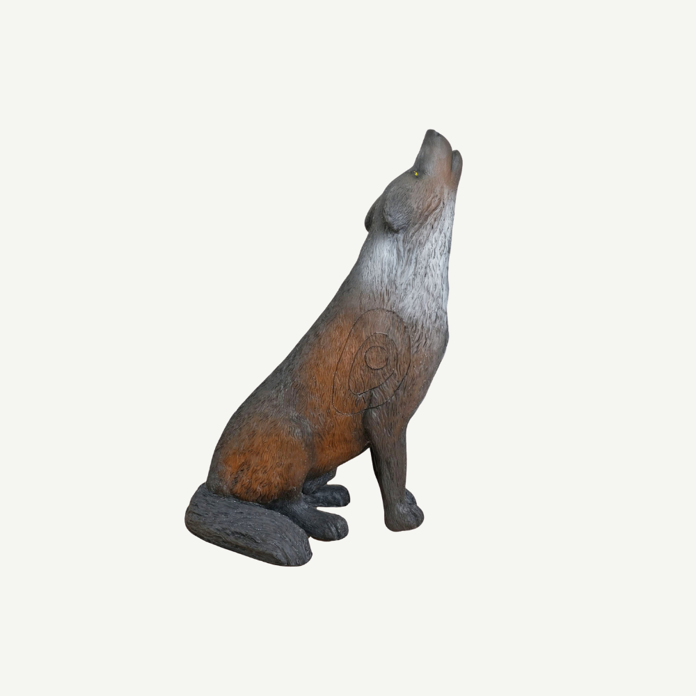 Leitold Timberwolf sitzend heulend