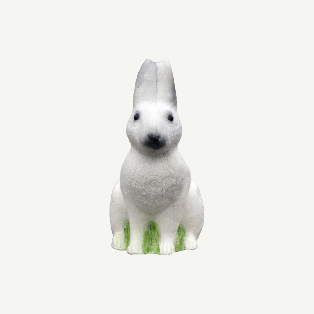 IBB 3D Tier Schneehase sitzend