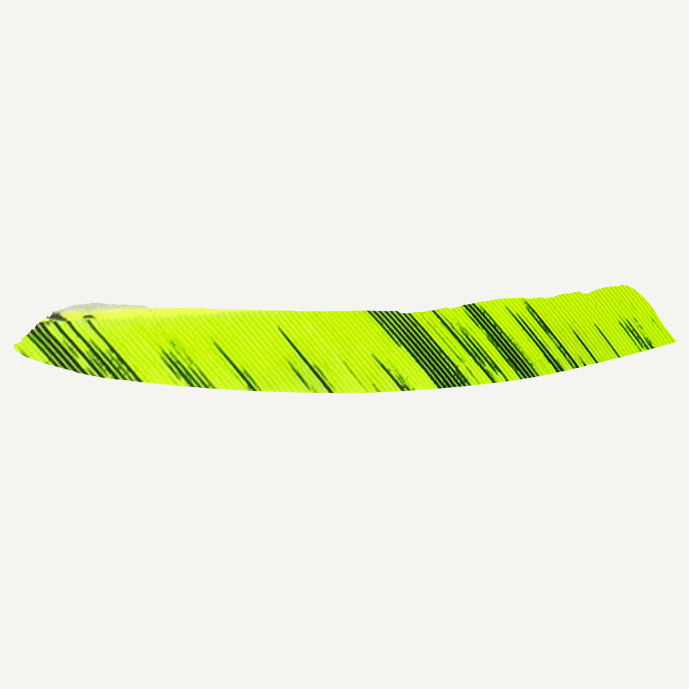 Feder RW Volle Länge camo flo. grün schwarz