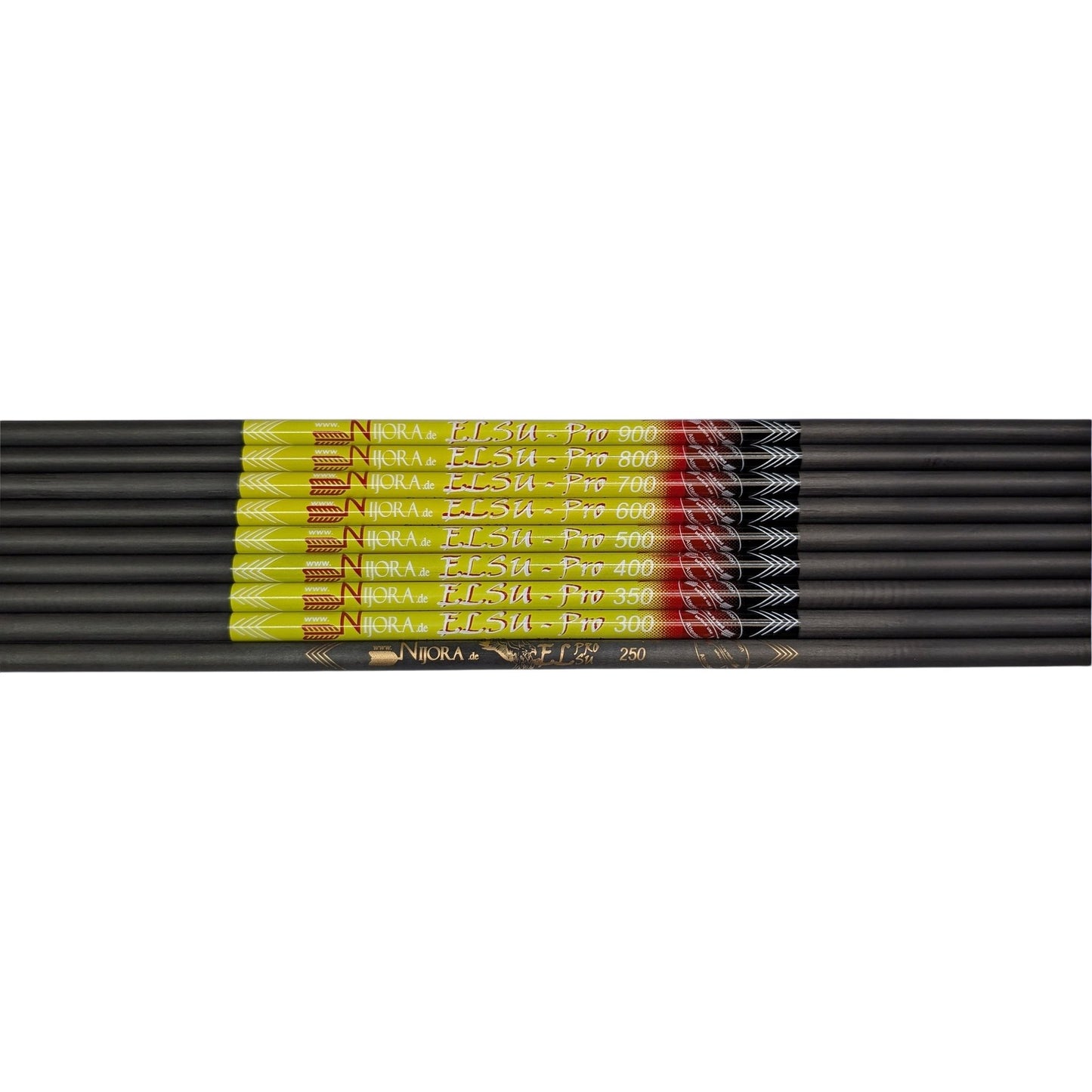 NIJORA Carbonschäfte Elsu pro 250-900 Spine Id.5.20 mm