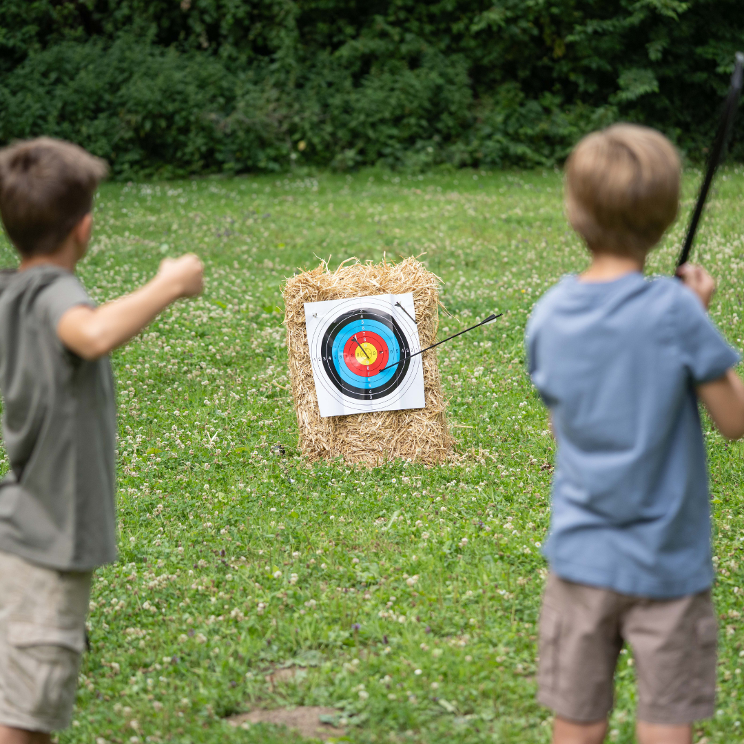 BOWRILLA 20er Set Zielscheiben-Auflagen 38 × 38 cm für Bogenschießen und Training