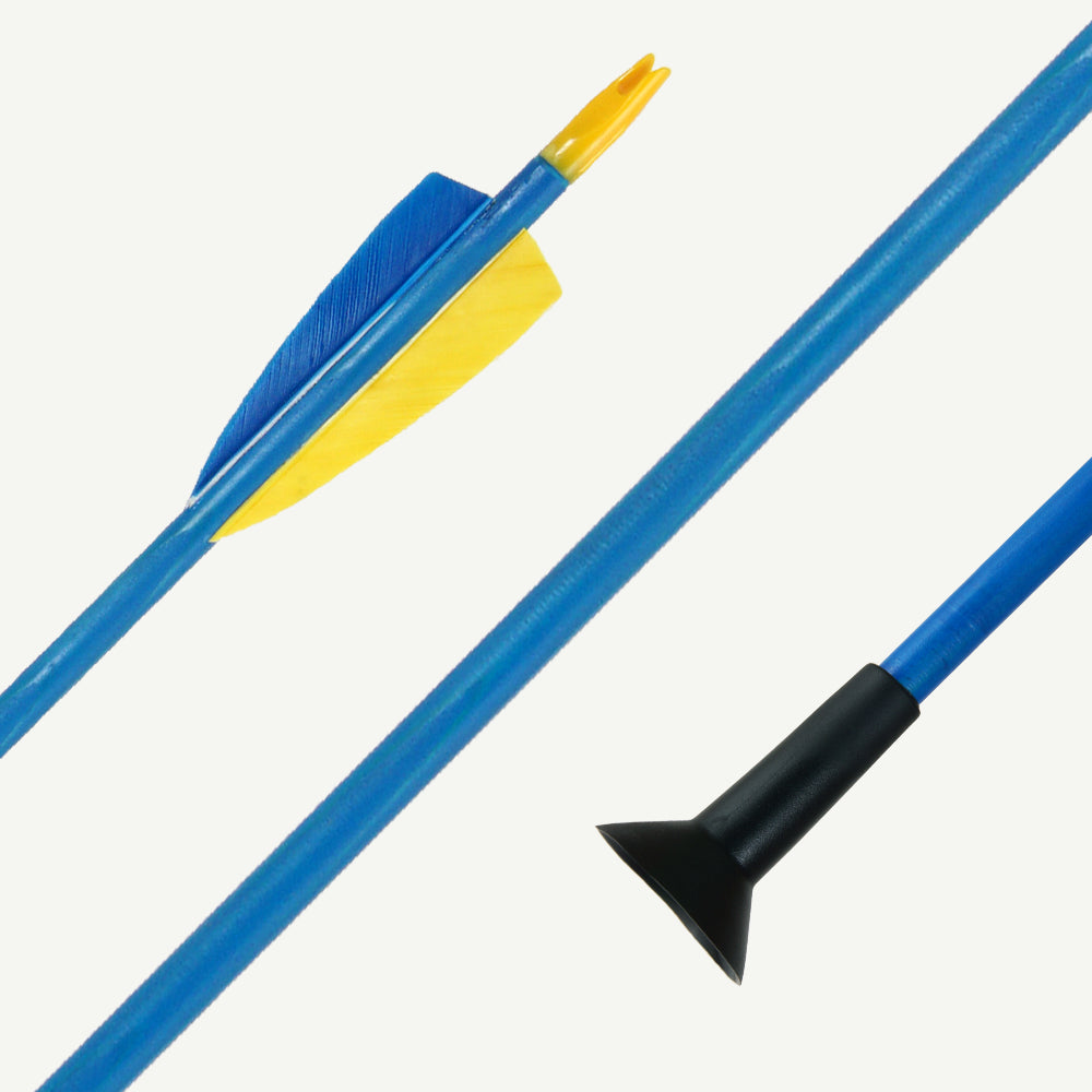 Kinder Zedernholzpfeile Rainbow mit Saugerspitze