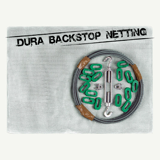 100388 Dura Backstop Netting White | 5 meters