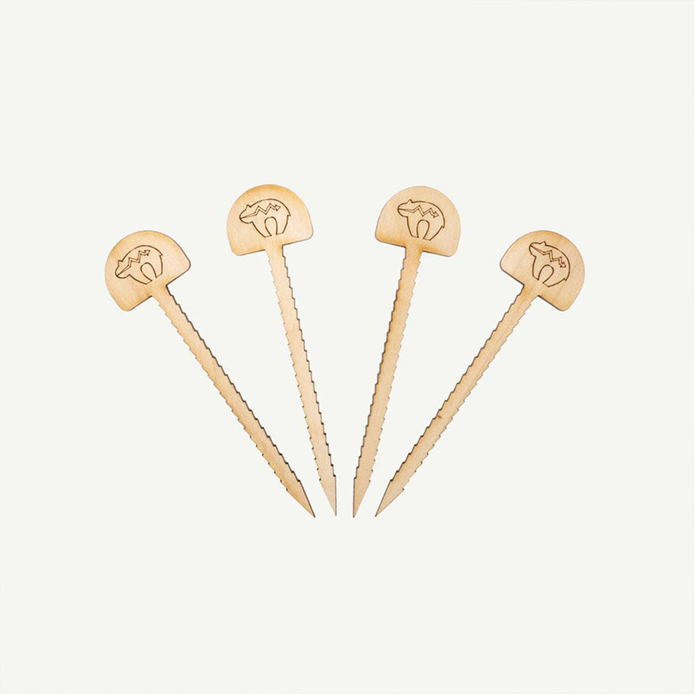 100096 Holzscheibennagel - 4er Pack