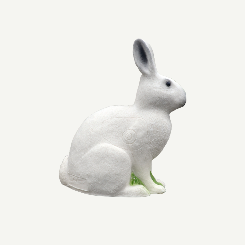 IBB 3D Tier Schneehase sitzend