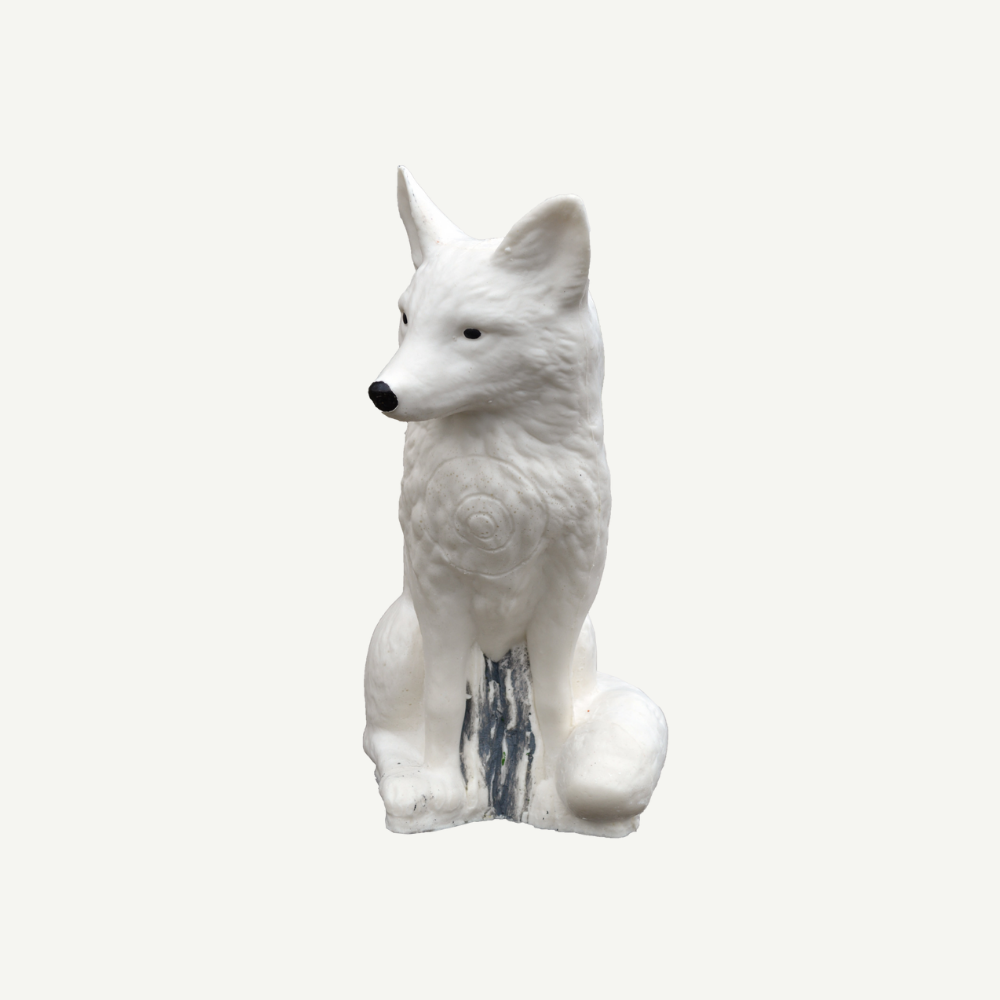 IBB 3D Tier sitzender Polarfuchs