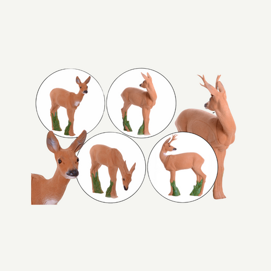 IBB 3D Tier Rehgruppe mit zurückschauendem Bock