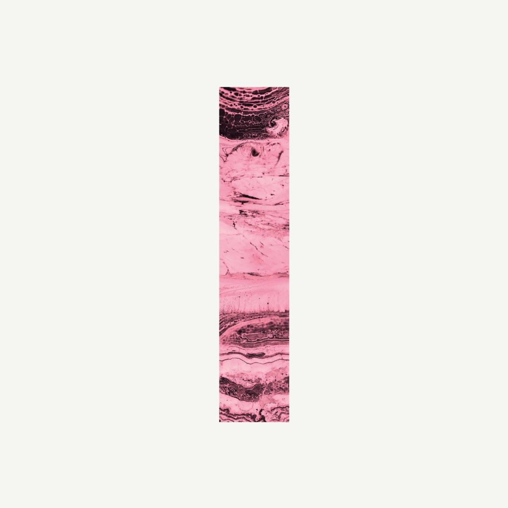 Pfeilcresting Marmor (Stück) rosa