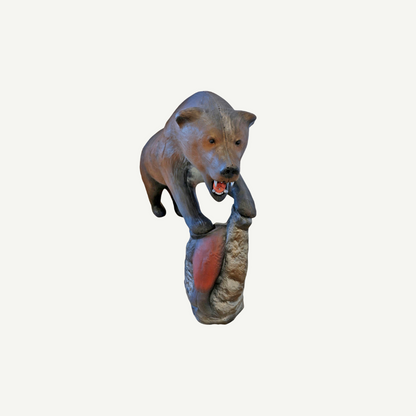 Leitold Grizzlybär mit Beute Lachs
