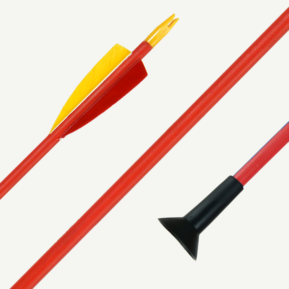 Kinder Zedernholzpfeile Rainbow mit Saugerspitze