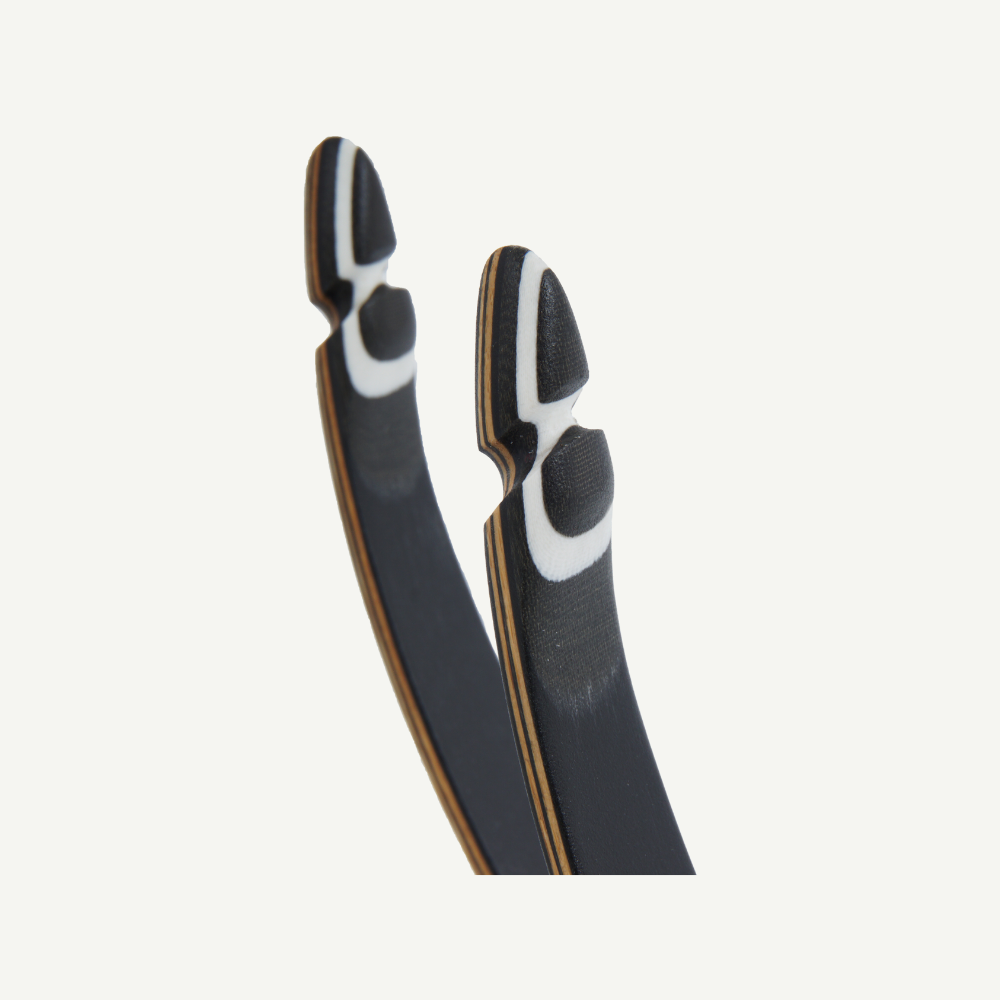 Bearpaw Take Down Bogen Wurfarme 30320 Recurve Long by Bodnik Bows - 50 lbs - Schwarz