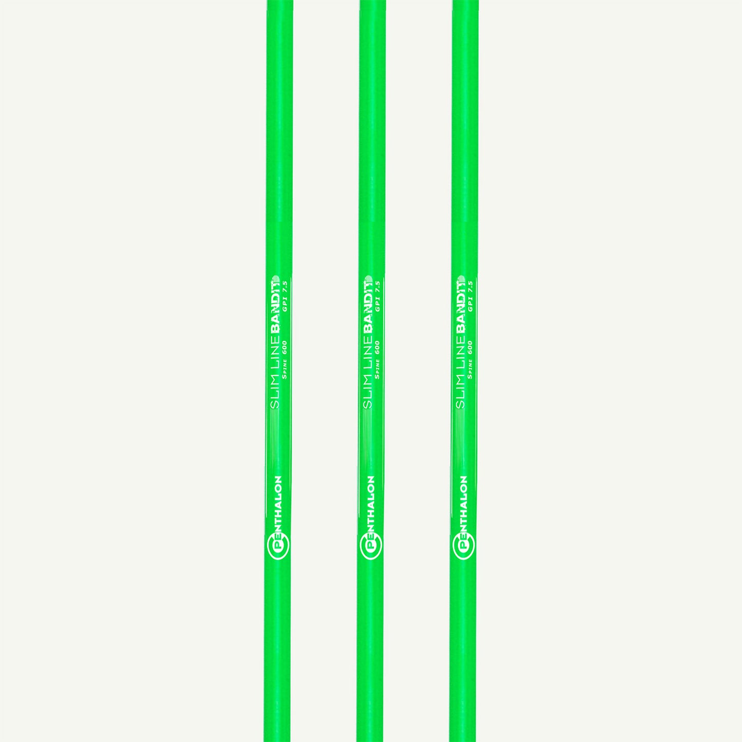 Penthalon Carbonschäfte Bandit Slim Line Neon grün 800