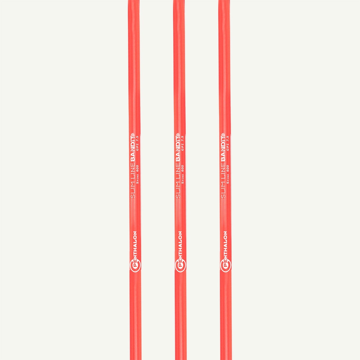 Penthalon Carbonschäfte Bandit Slim Line Neon rot 1300