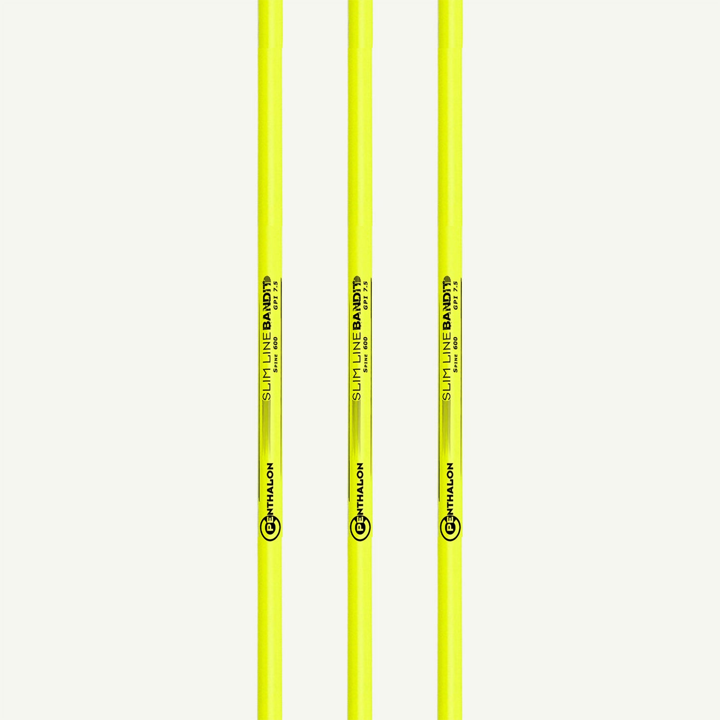 Penthalon Carbonschäfte Bandit Slim Line Neon gelb 1300