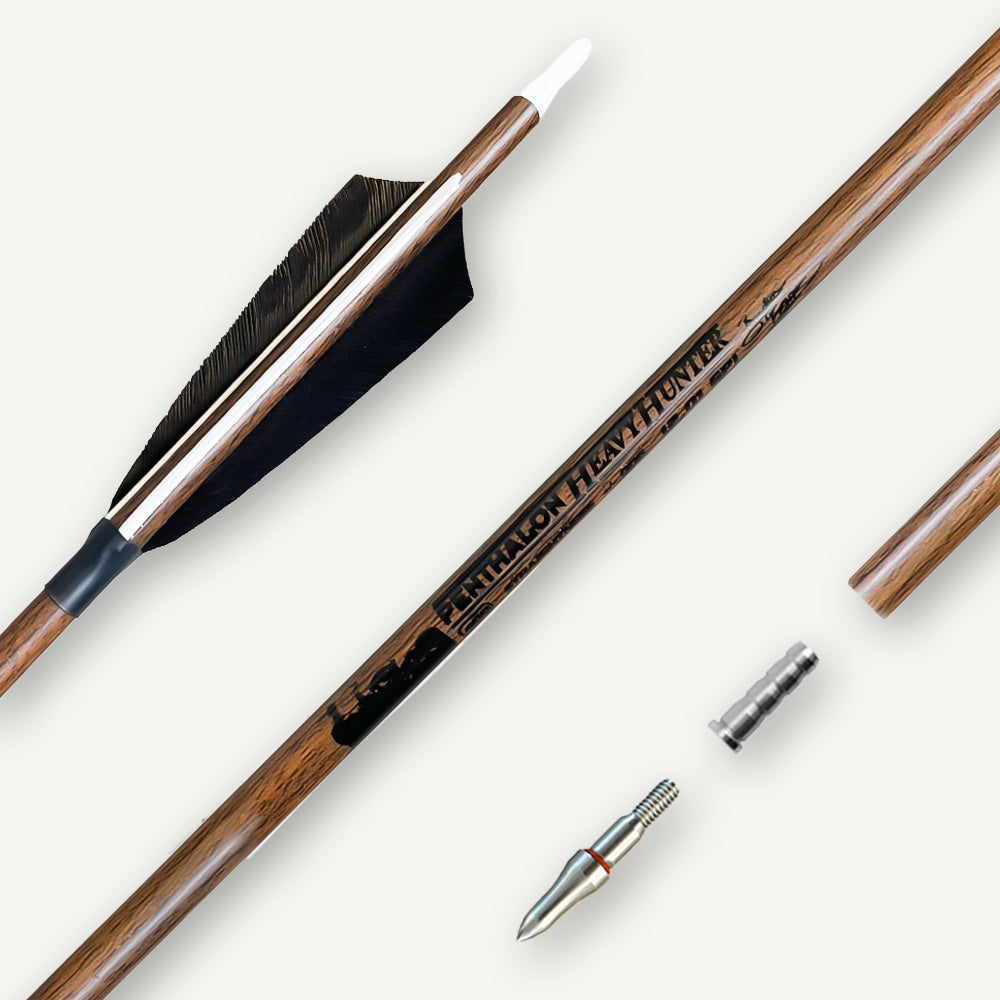 Penthalon Carbonpfeile Heavy Hunter Naturfedern 400