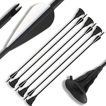 BOWRILLA 6er Set Pfeile mit Saugnapf