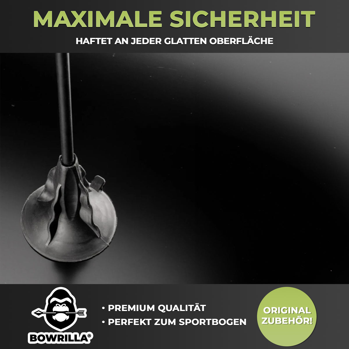 BOWRILLA 6er Set Pfeile mit Saugnapf