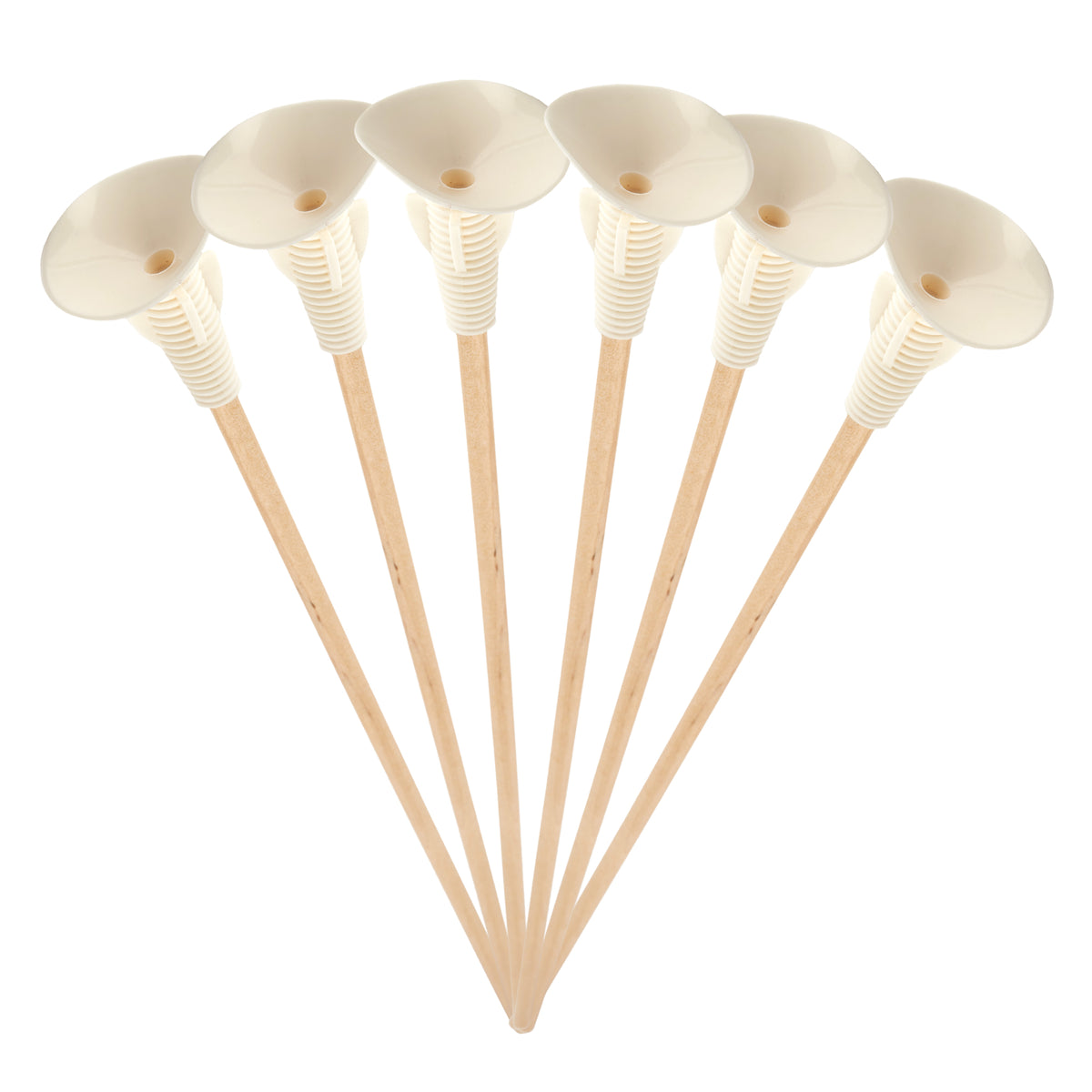 BOWRILLA 6 Stk. Holzpfeile mit Saugnapf, 30cm