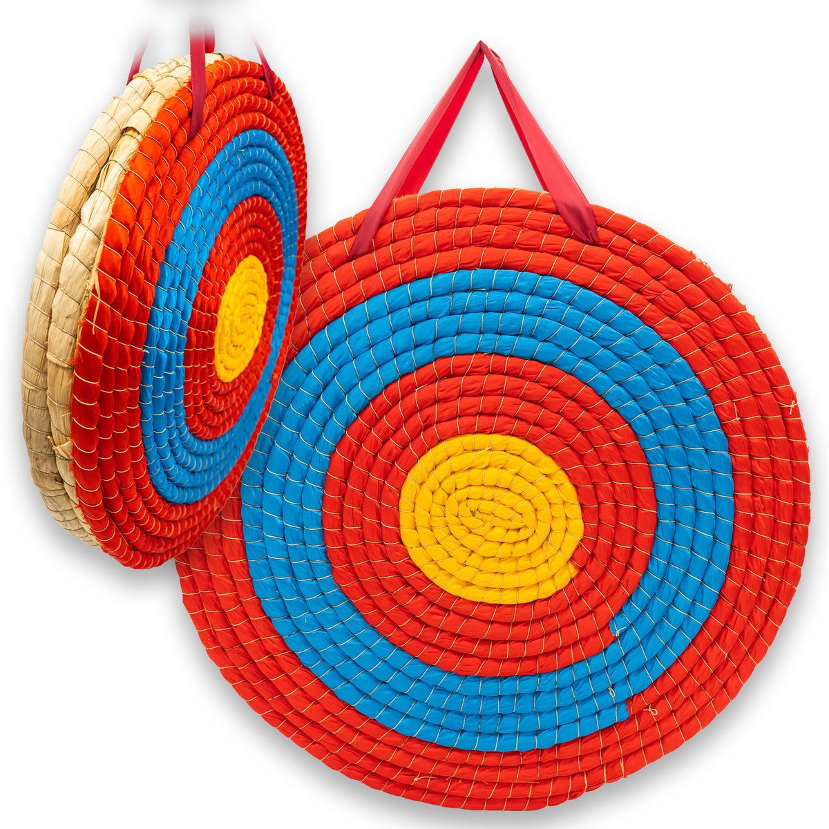 BOWRILLA Strohzielscheibe, 50x50x6 cm, 3-lagig