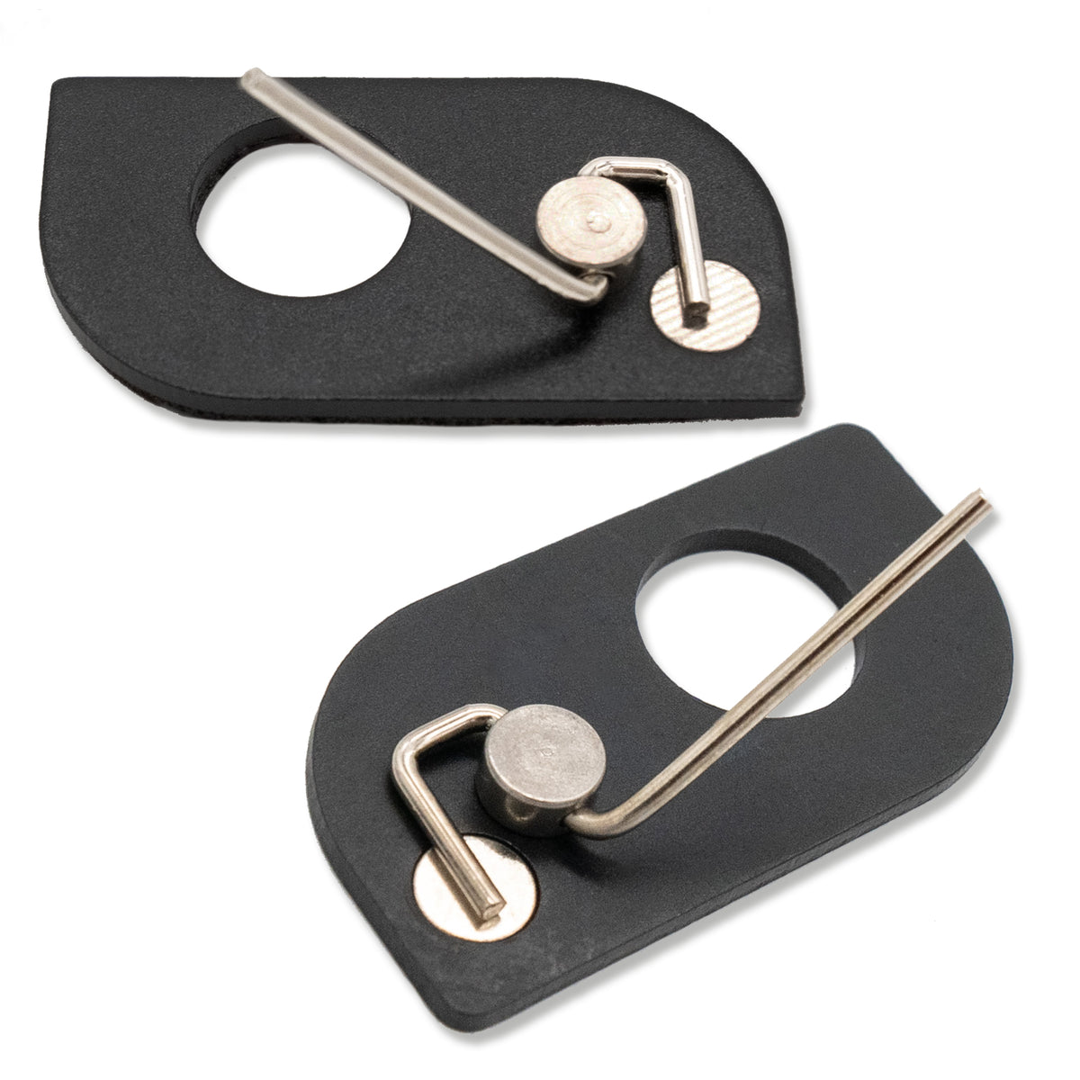 BOWRILLA 6 Stk. magnetische Pfeilauflage aus Edelstahl, universell und selbstklebend