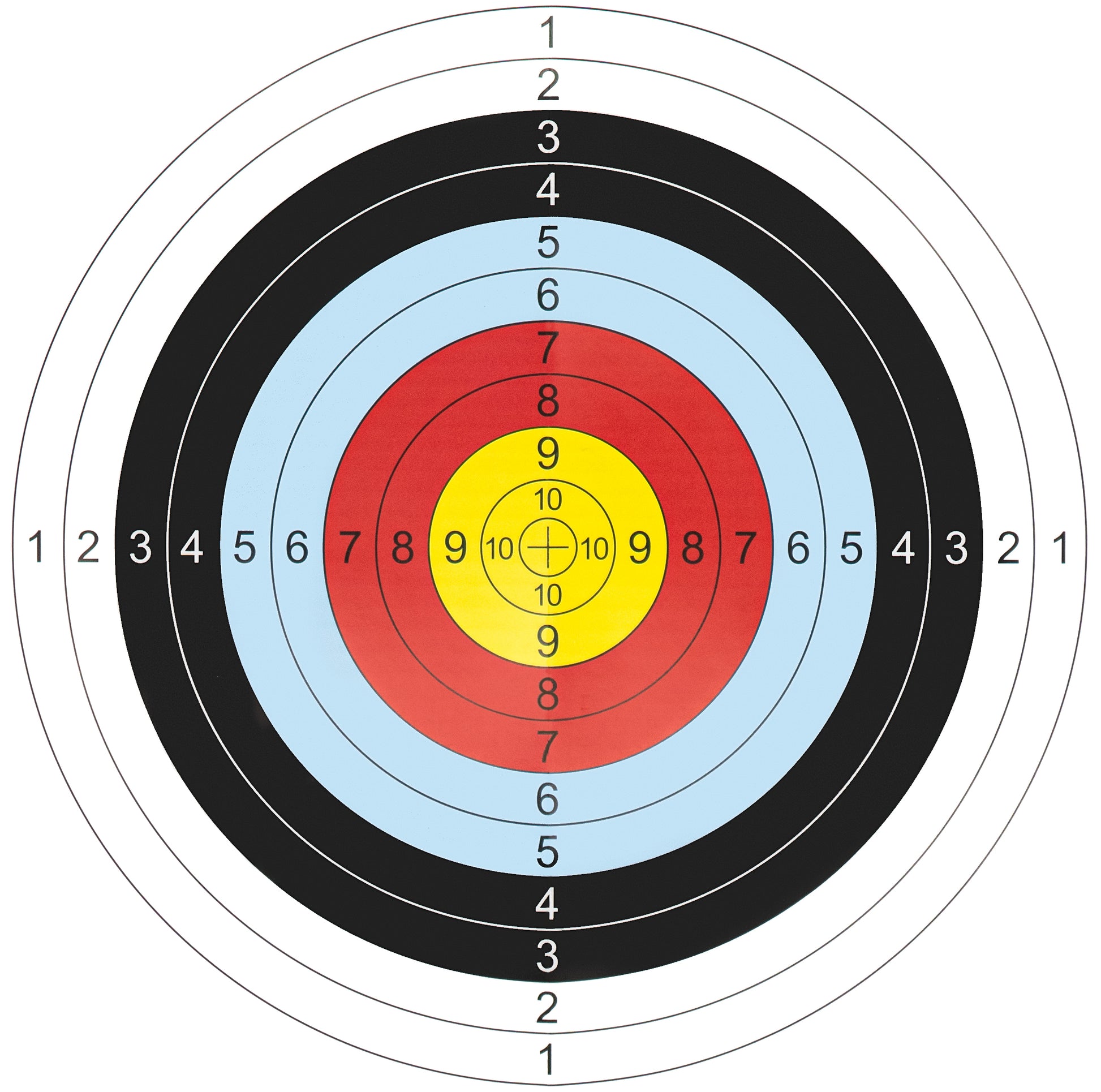 BOWRILLA 20er Set Zielscheiben-Auflagen 38 × 38 cm für Bogenschießen und Training