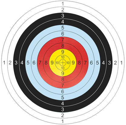 BOWRILLA 20er Set Zielscheiben-Auflagen 38 × 38 cm für Bogenschießen und Training