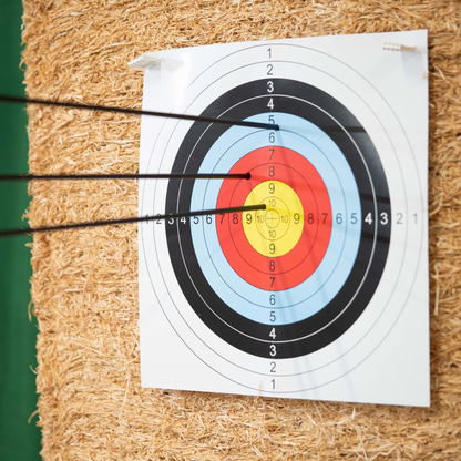 BOWRILLA 20er Set Zielscheiben-Auflagen 38 × 38 cm für Bogenschießen und Training