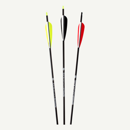 Penthalon Carbon Arrows 40821 Slim Line Black Fletches