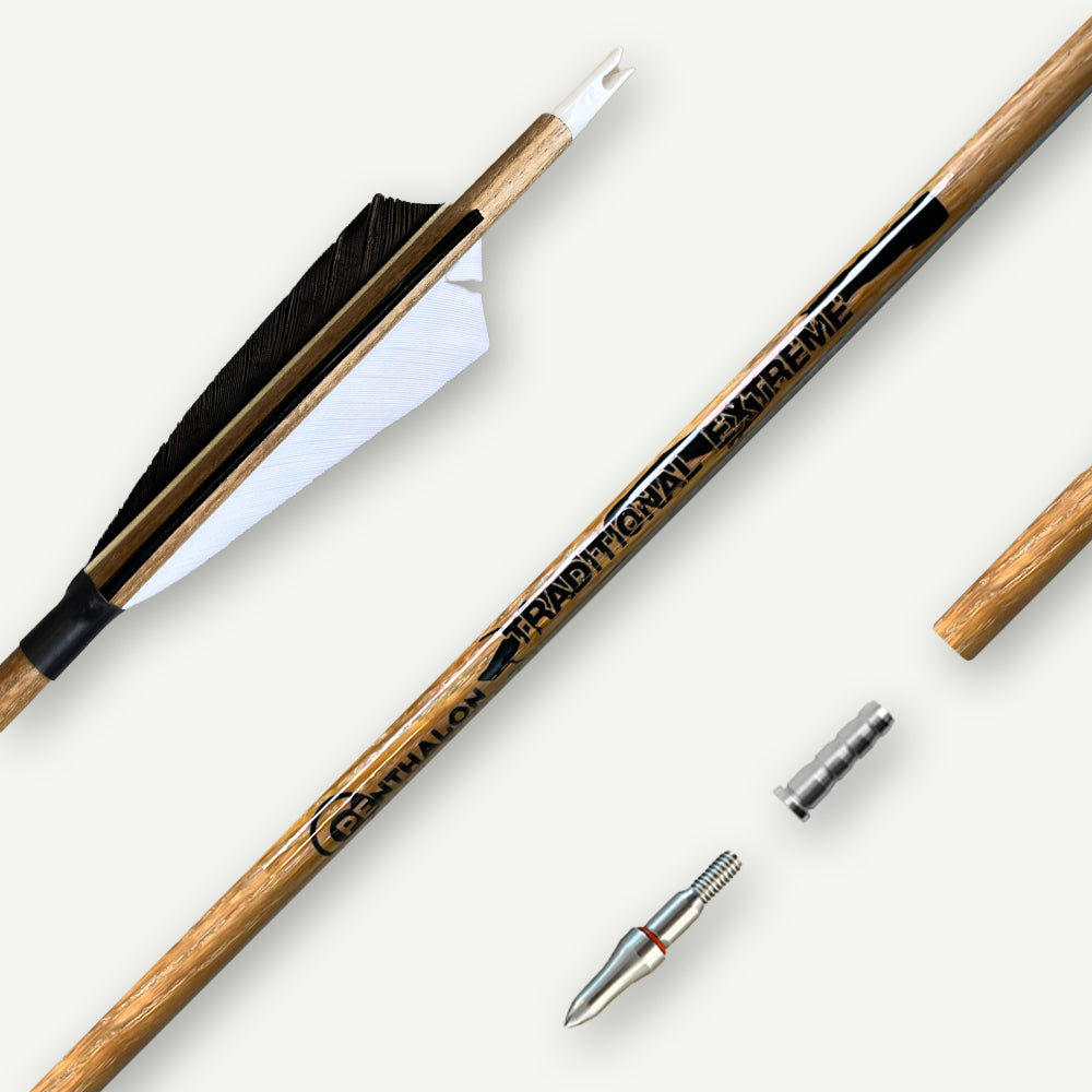 Penthalon Carbonpfeile Traditional Extreme Naturfedern