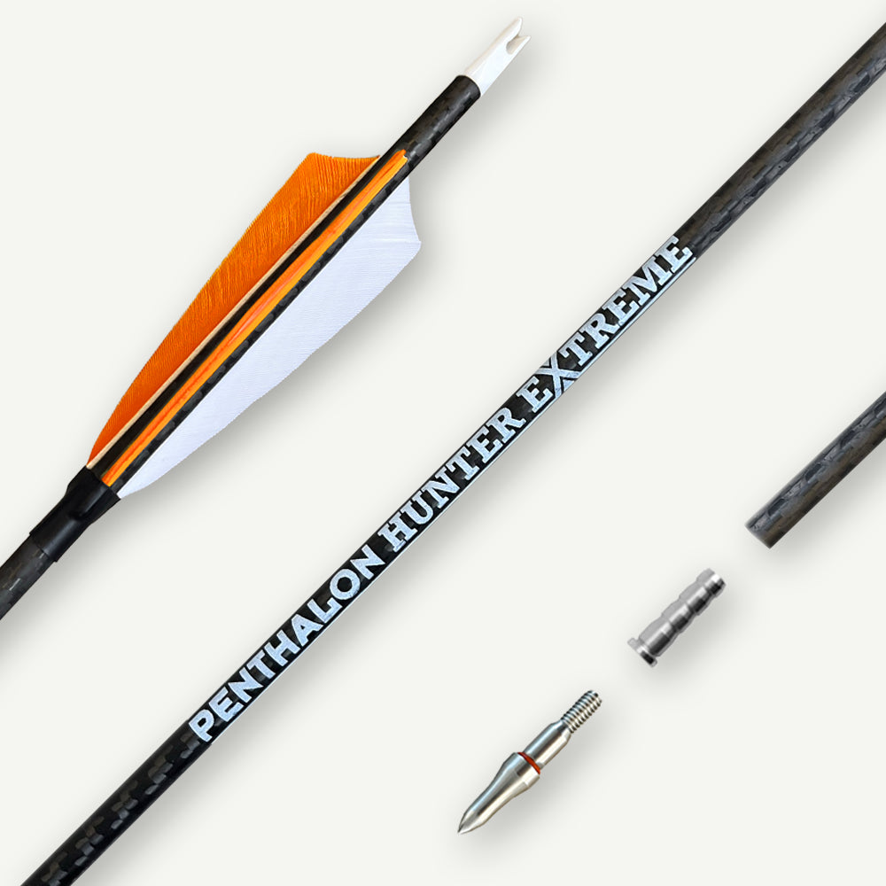 Penthalon Carbonpfeile Hunter Extreme Naturfedern