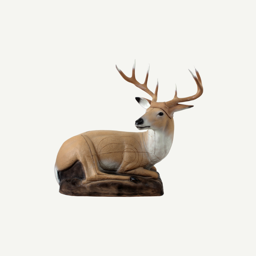 60196 3D Tier Franzbogen Liegender Hirsch