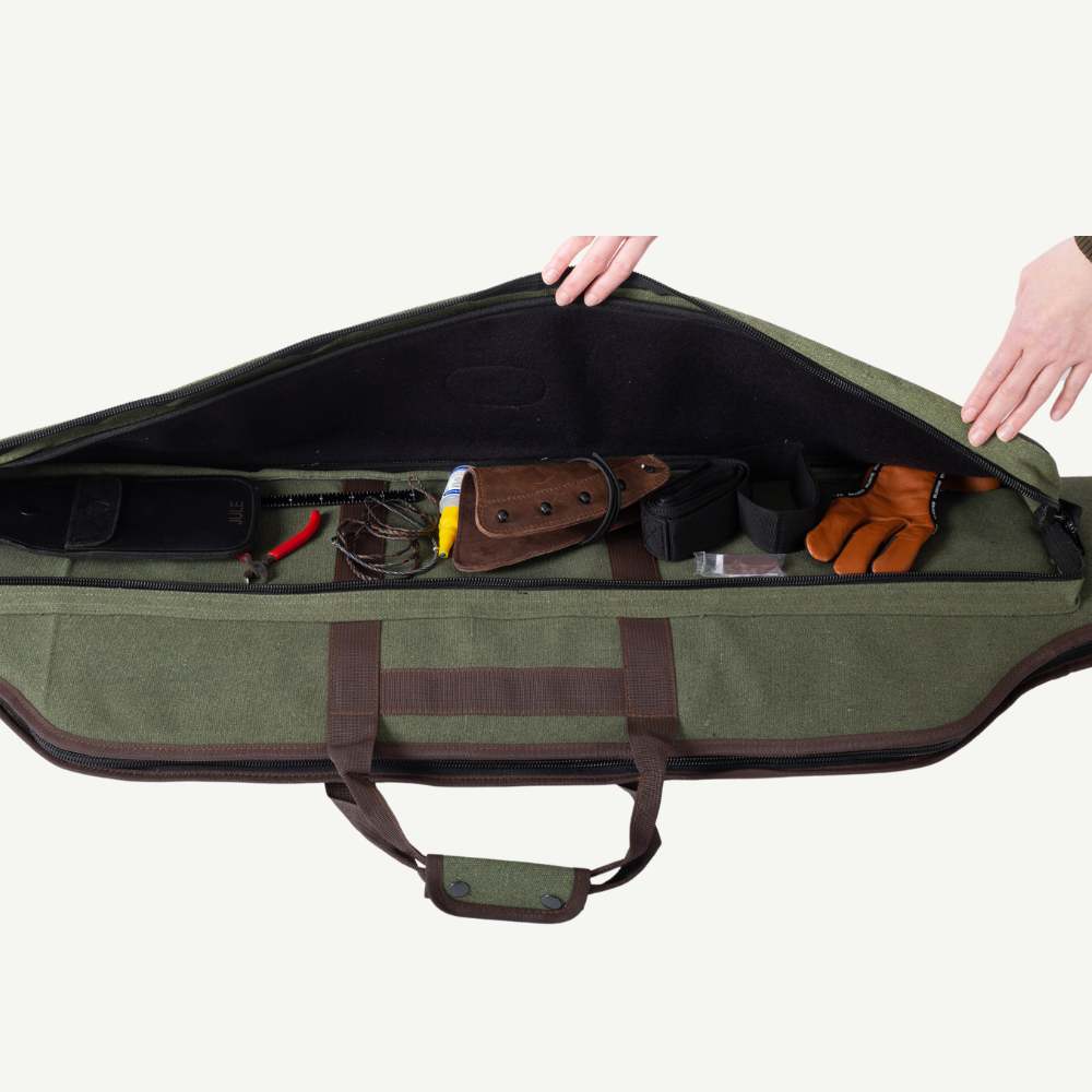 70226 Bogentasche Recurve Deluxe Forest Green