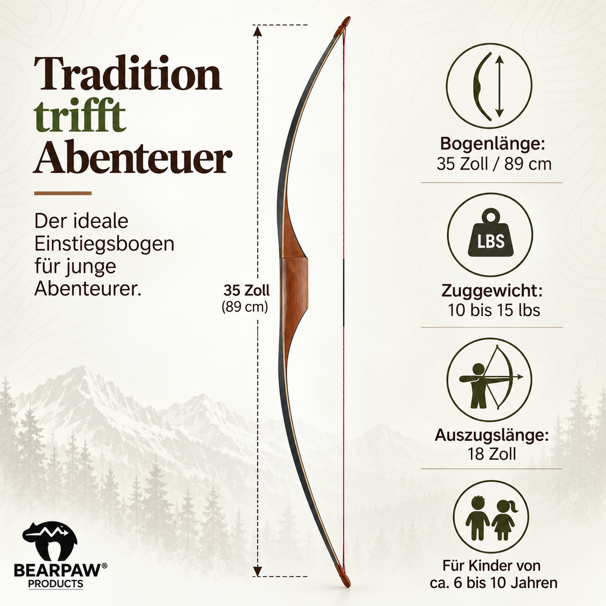 Penthalon Kinder Langbogen Little Sioux
