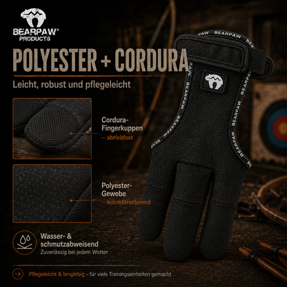 Schießhandschuh Dynamic Schwarz