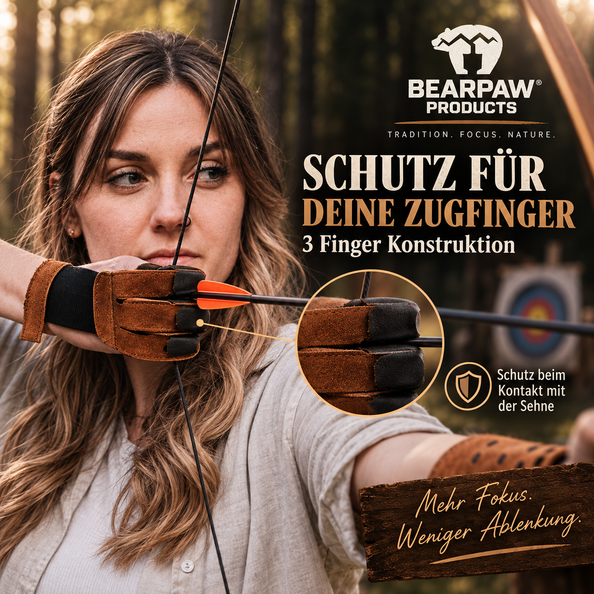 Schießhandschuh Traditional
