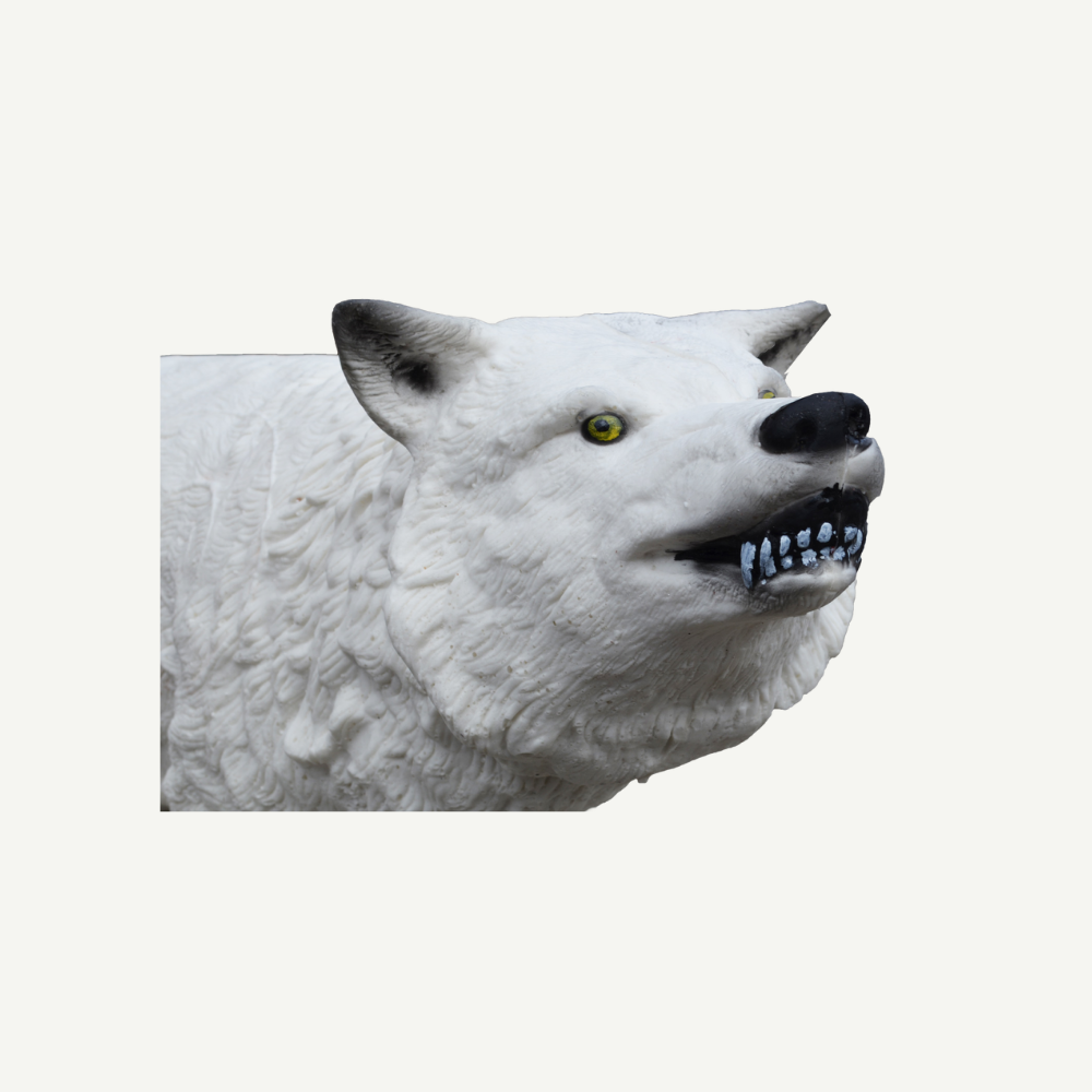 100477 IBB 3D Target Arctic Wolf