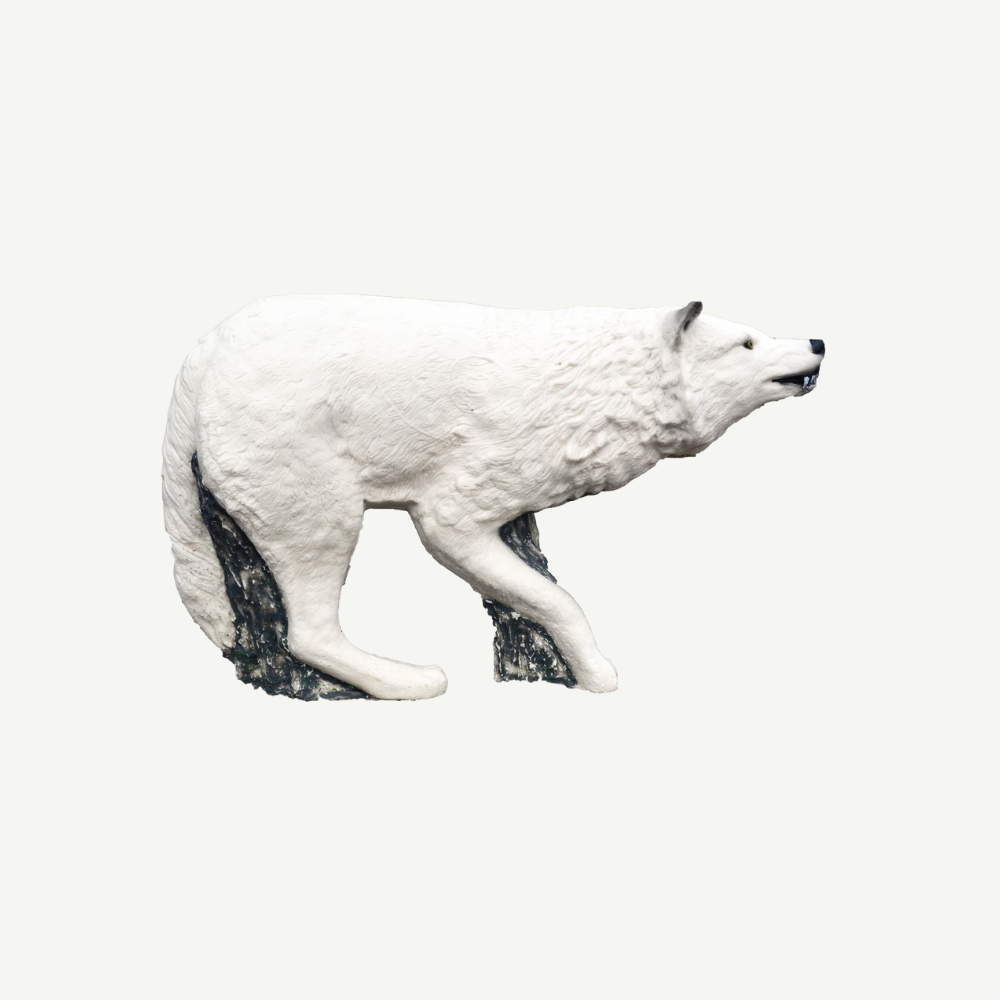 100477 IBB 3D Target Arctic Wolf