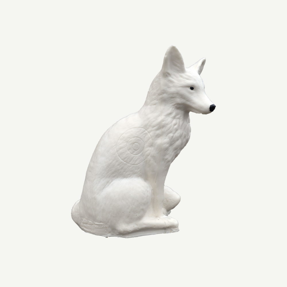 100475 IBB 3D Tier sitzender Polarfuchs